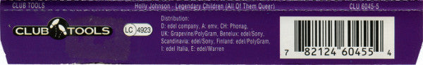Holly Johnson : Legendary Children (All Of Them Queer) (CD, Maxi)