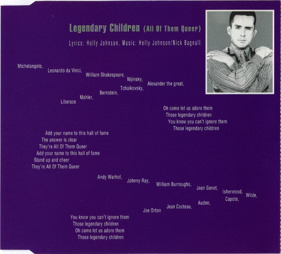 Holly Johnson : Legendary Children (All Of Them Queer) (CD, Maxi)