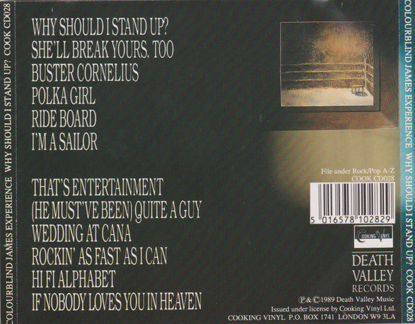 The Colorblind James Experience : Why Should I Stand Up? (CD, Album)