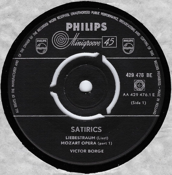 Victor Borge (2) : Satirics (7", EP)