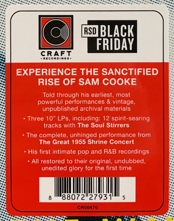 Sam Cooke With The Soul Stirrers : The First Mile Of The Way (3x10", RSD, Comp, Mono, Ltd)
