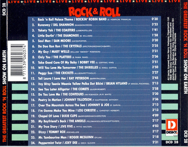 Various : The Greatest Rock & Roll Show On Earth 4 (CD, Comp)