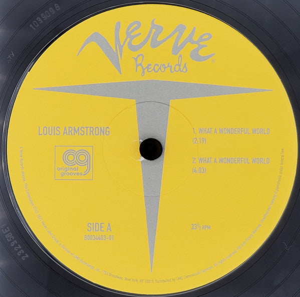 Louis Armstrong : A Gift To Pops (12", Maxi)