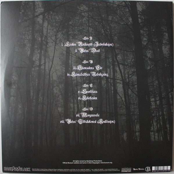 Burzum : Belus (2xLP, Album, Ltd, Whi)