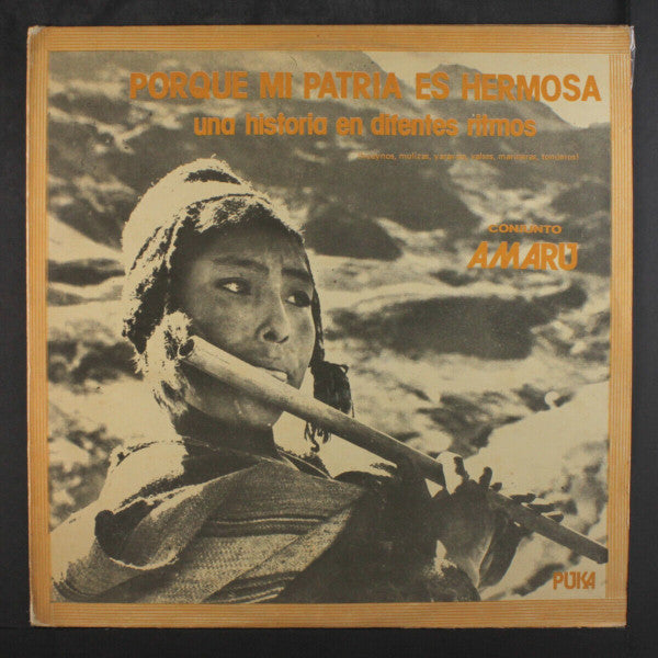 Conjunto Amaru : Porque Mi Patria Es Hermosa - Una Historia En Diferentes Ritmos (LP, Album, M/Print)