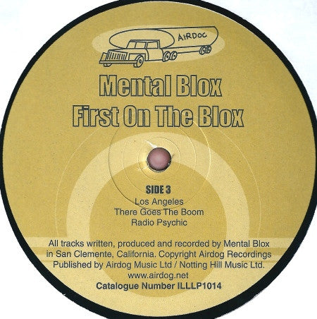 Mental Blox : First On The Blox (2xLP, Album, Ltd)