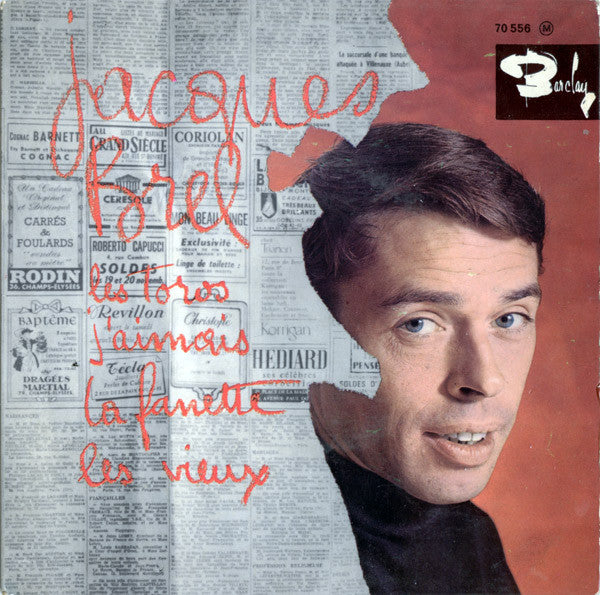 Jacques Brel : Les Toros (7", EP)