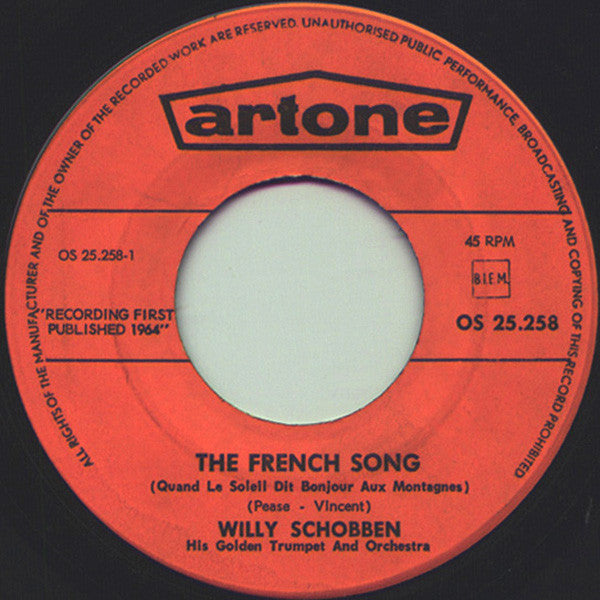 Willy Schobben : The French Song / Lapland (7")