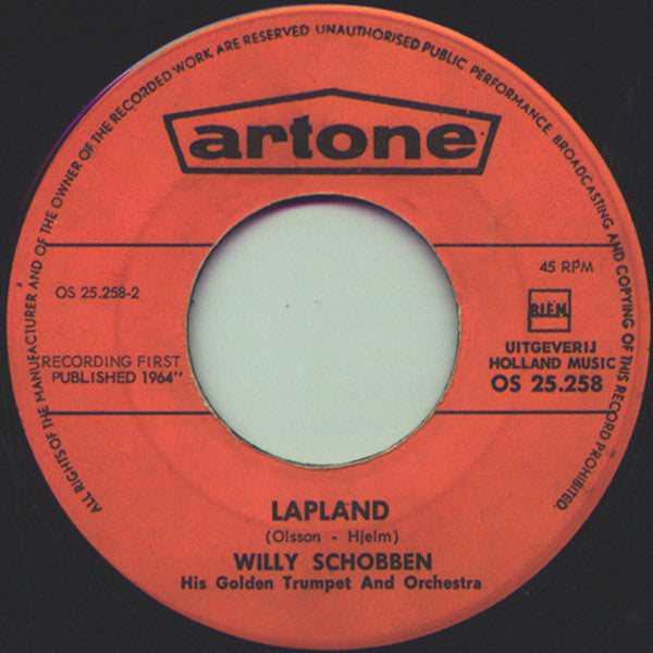Willy Schobben : The French Song / Lapland (7")
