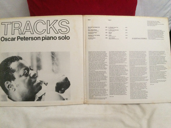 Oscar Peterson : Tracks, Oscar Peterson Piano Solo (LP, gat)
