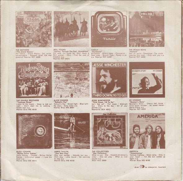 The Doobie Brothers : Another Park, Another Sunday (7", Single)