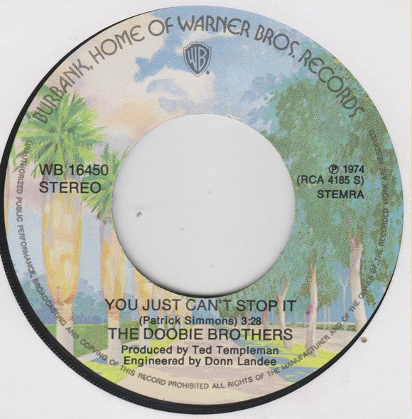 The Doobie Brothers : Eyes Of Silver (7", Single)