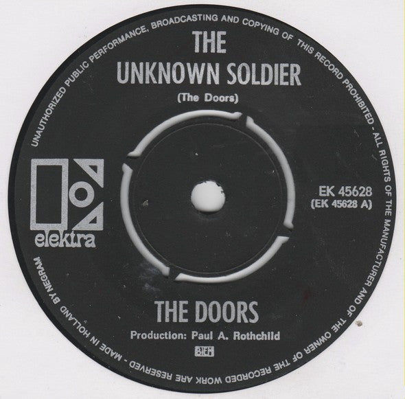 The Doors : The Unknown Soldier (7", Single)