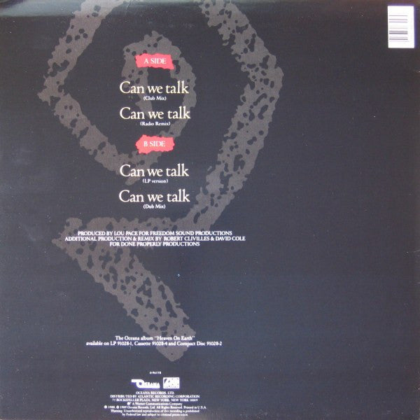 Donna Allen : Can We Talk (12")