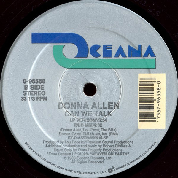 Donna Allen : Can We Talk (12")