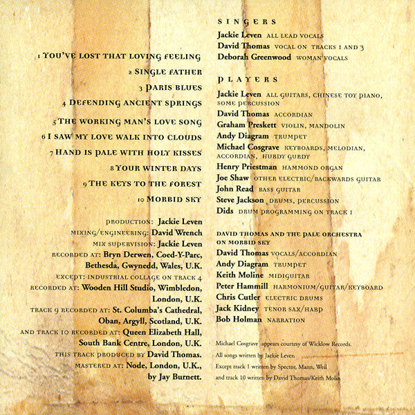 Jackie Leven : Defending Ancient Springs (CD, Album, RE)