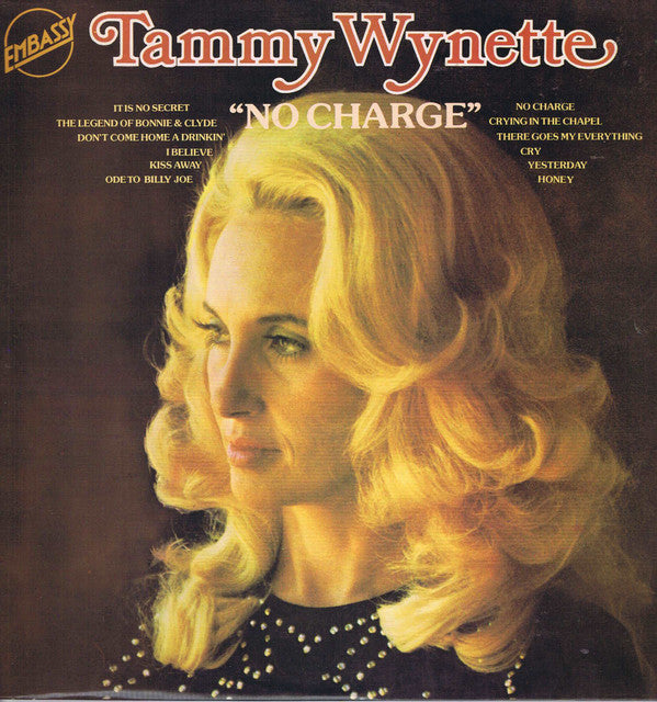 Tammy Wynette : No Charge (LP, Album, Comp)