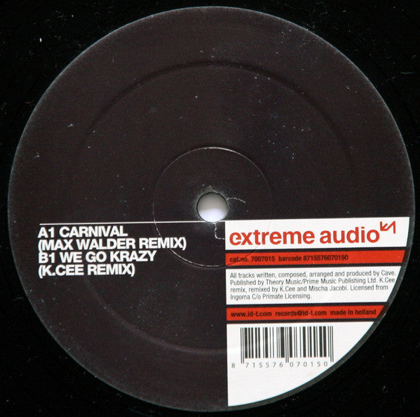 Cave : Carnival E.P. Remixes (12", EP)