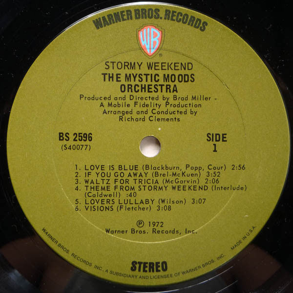 The Mystic Moods Orchestra : Stormy Weekend (LP, Album)