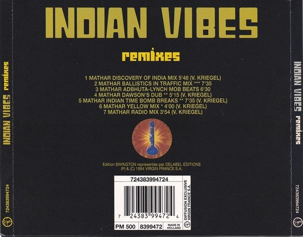 Indian Vibes : Mathar (Remixes) (CD, Maxi)