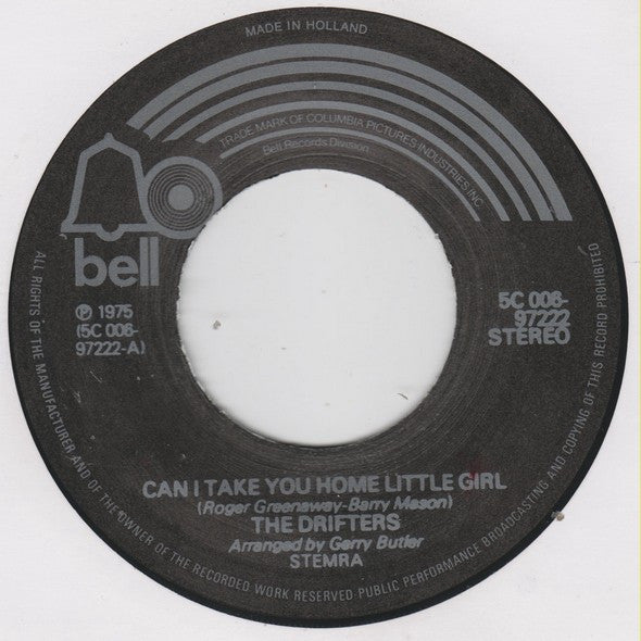 The Drifters : Can I Take You Home Little Girl (7", Single)