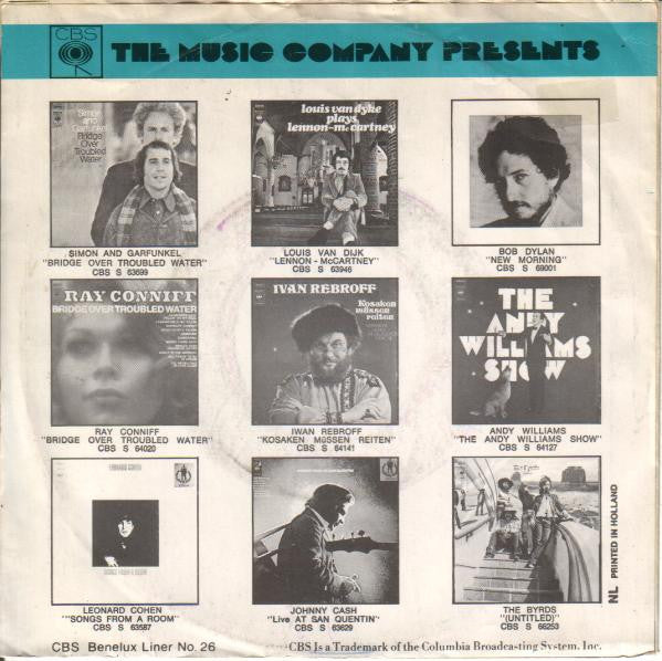 Bob Dylan : If Not For You / New Morning (7", Single)