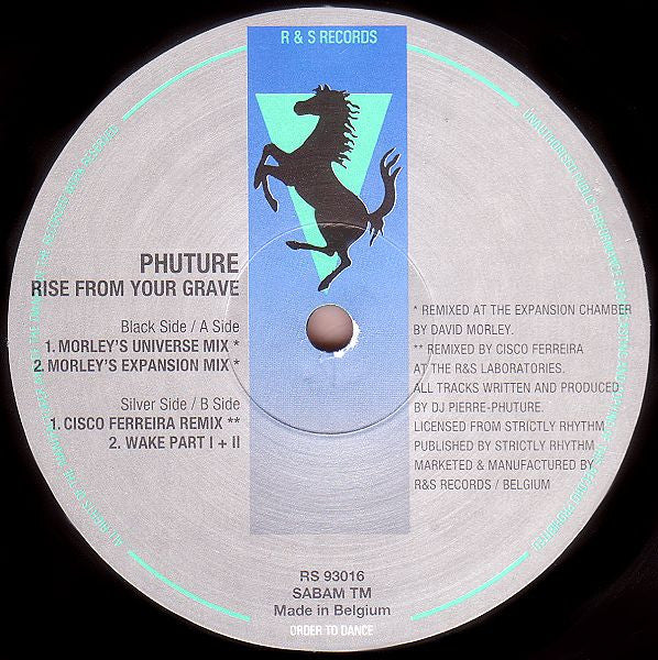 Phuture : Rise From Your Grave : Remixes (12")