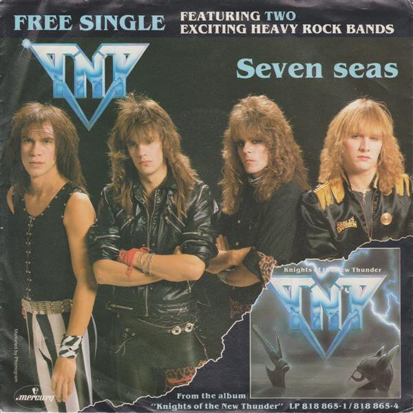 Bon Jovi / TNT (15) : Hardest Part Is The Night / Seven Seas (7", Single)