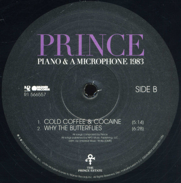 Prince : Piano & A Microphone 1983 (LP, Album, RE, 180)