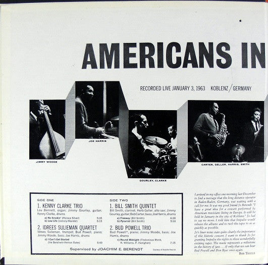 Various : Americans In Europe, Vol.1 (LP, Album, RE)