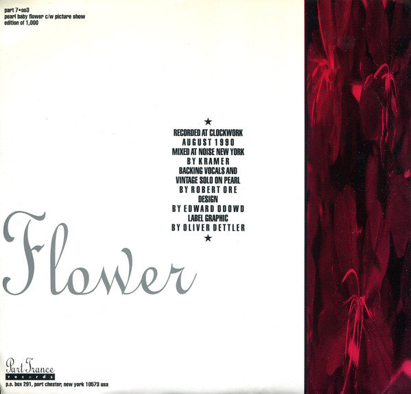 The Werefrogs : Pearl Baby Flower C/W Picture Show (7", Single, Ltd)