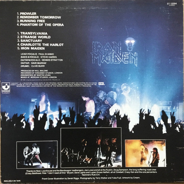 Iron Maiden : Iron Maiden (LP, Album)