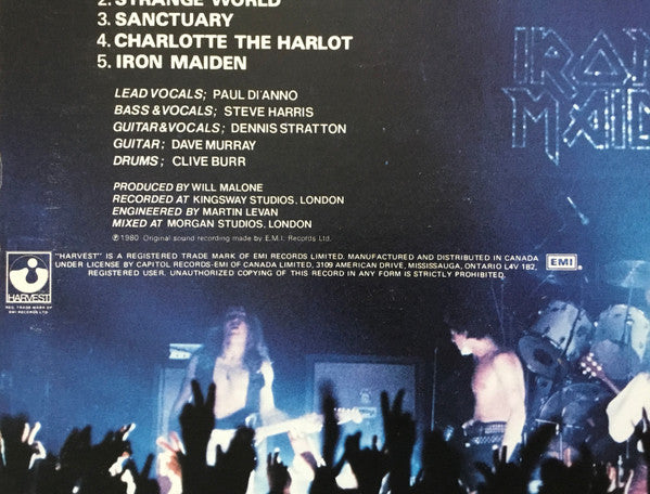 Iron Maiden : Iron Maiden (LP, Album)