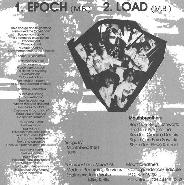 Mouthbreathers / Flick Switch : Epoch / Kickmyhead (7", Ltd, Red)