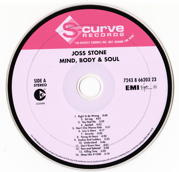 Joss Stone : Mind Body & Soul (CD, Album, Copy Prot.)