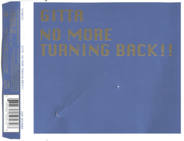 Gitta : No More Turning Back (CD, Maxi)