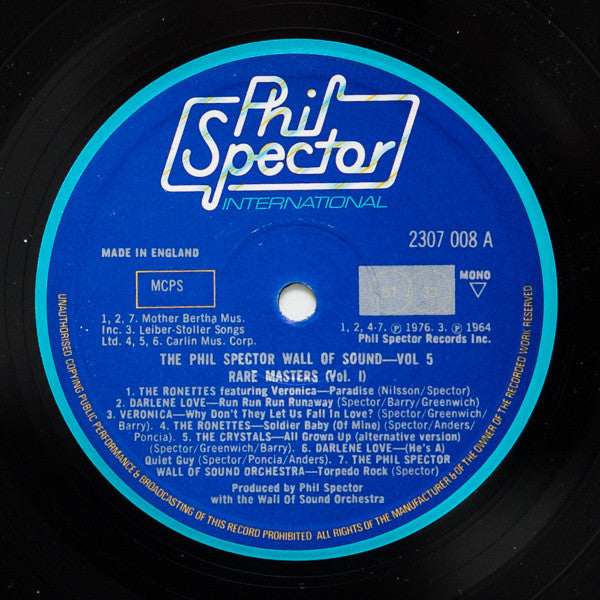 Various : Rare Masters (LP, Comp, Mono)