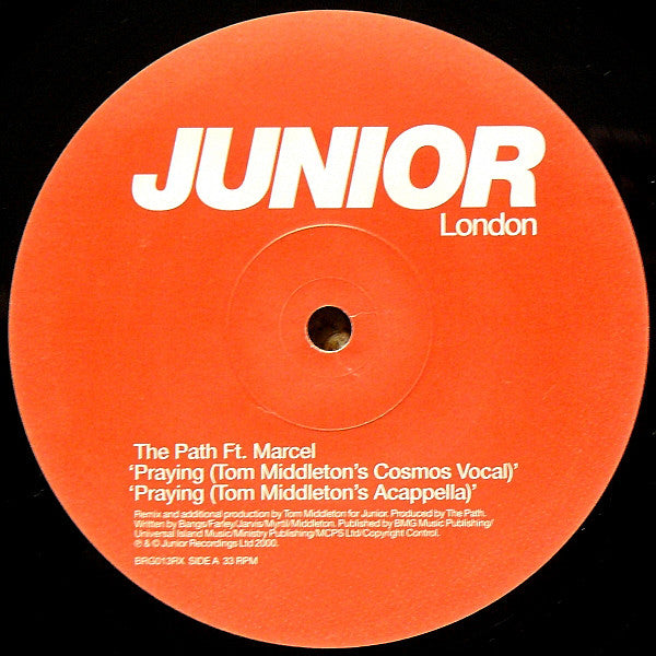 The Path Feat. Marcel Schooler : Praying (Tom Middleton Remixes) (12")