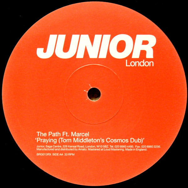 The Path Feat. Marcel Schooler : Praying (Tom Middleton Remixes) (12")