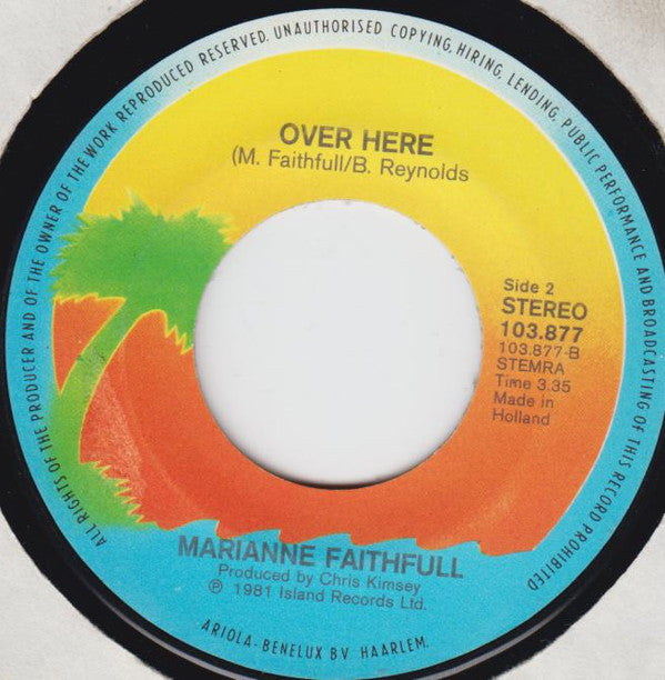 Marianne Faithfull : Tenderness (7")