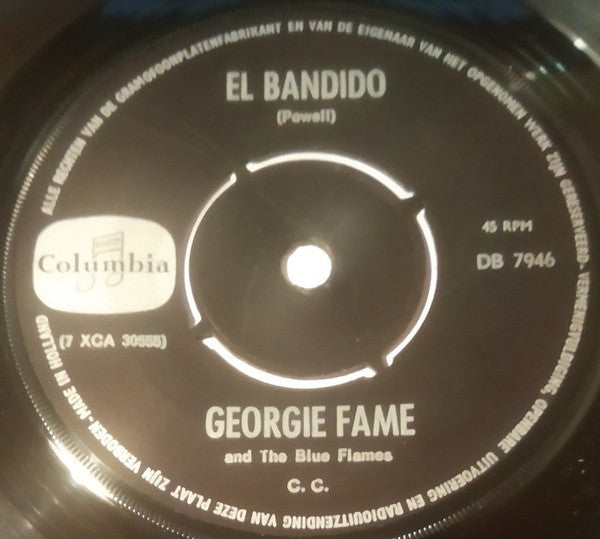 Georgie Fame & The Blue Flames : Get Away (7", Single)