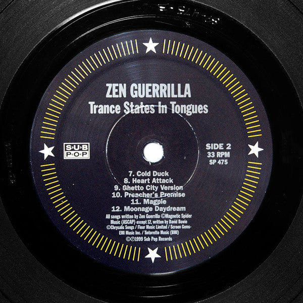 Zen Guerrilla : Trance States In Tongues (LP, Album)
