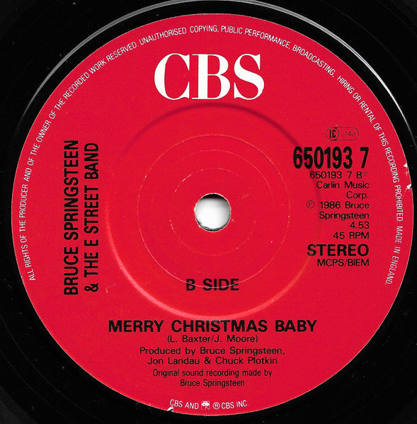 Bruce Springsteen & The E Street Band* : War (7", Single)