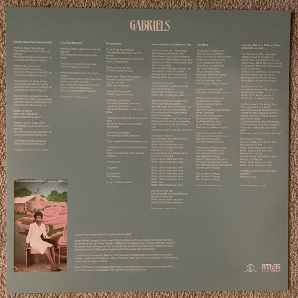 Gabriels (3) : Love & Hate In A Different Time (12", EP, Bon)