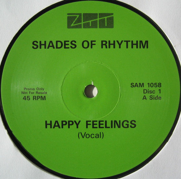 Shades Of Rhythm : The Happy Feelings E.P. (2x12", EP, Promo)
