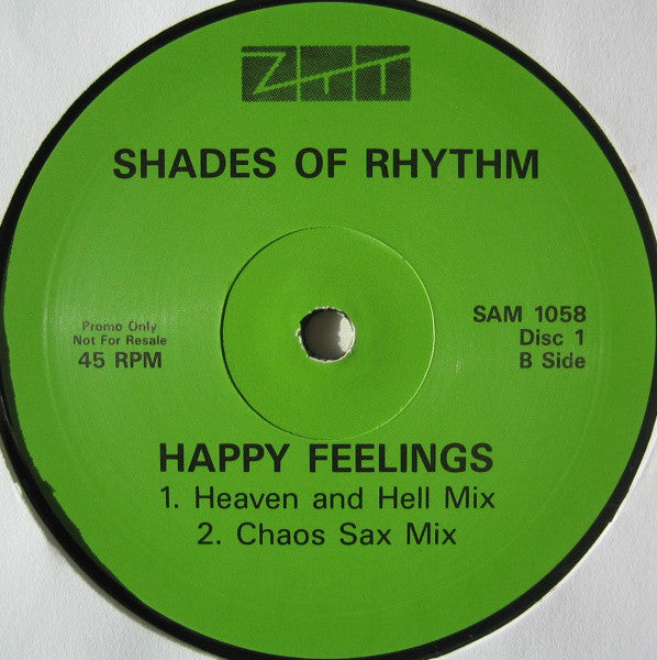 Shades Of Rhythm : The Happy Feelings E.P. (2x12", EP, Promo)