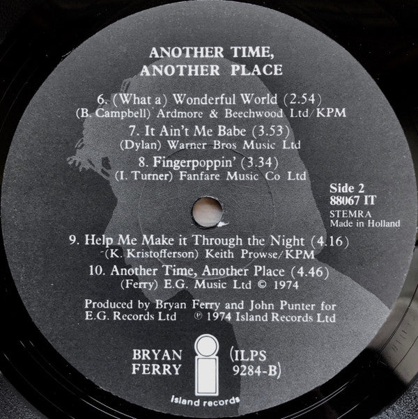 Bryan Ferry : Another Time, Another Place (LP, Album)