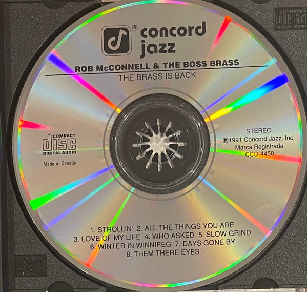 Rob McConnell & The Boss Brass : The Brass Is Back (CD, Album)