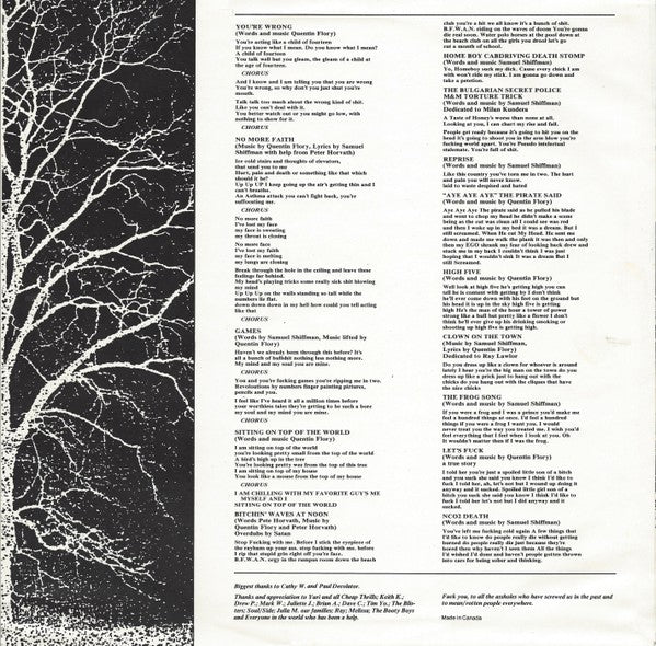 P.E.D. : Post Ejaculation Depression (LP, Yel)