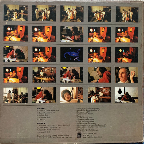 The Roger Kellaway Cello Quartet : Come To The Meadow (LP, Mon)